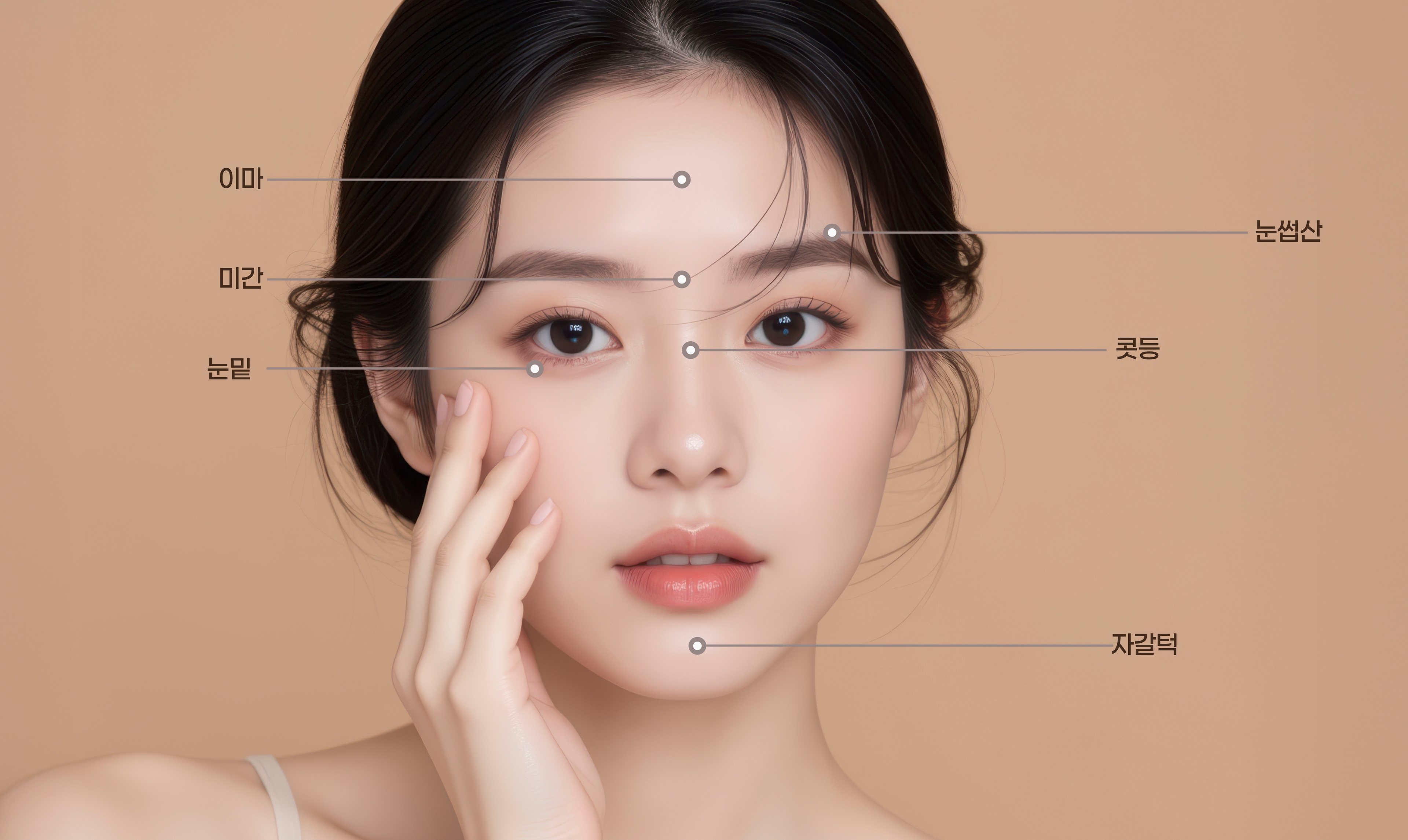 주름 보톡스 시술부위